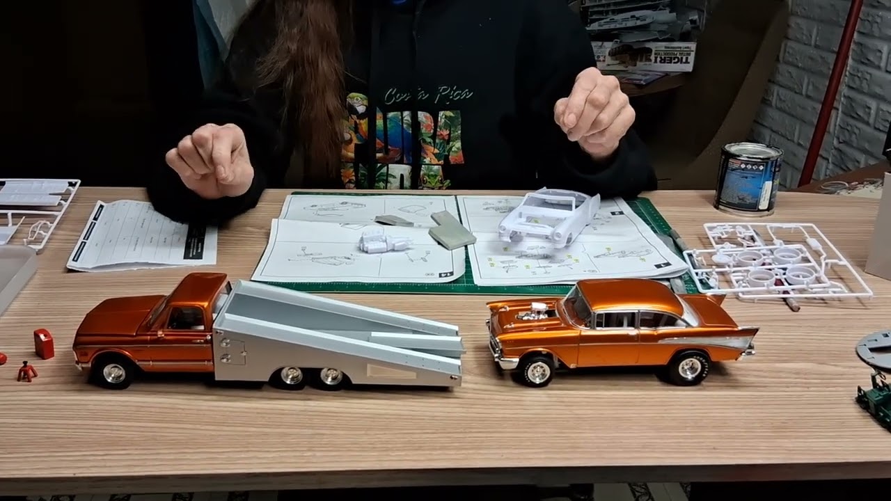 Carla and Woodys bench update Carla explains and woodys 29 Model A finished. 