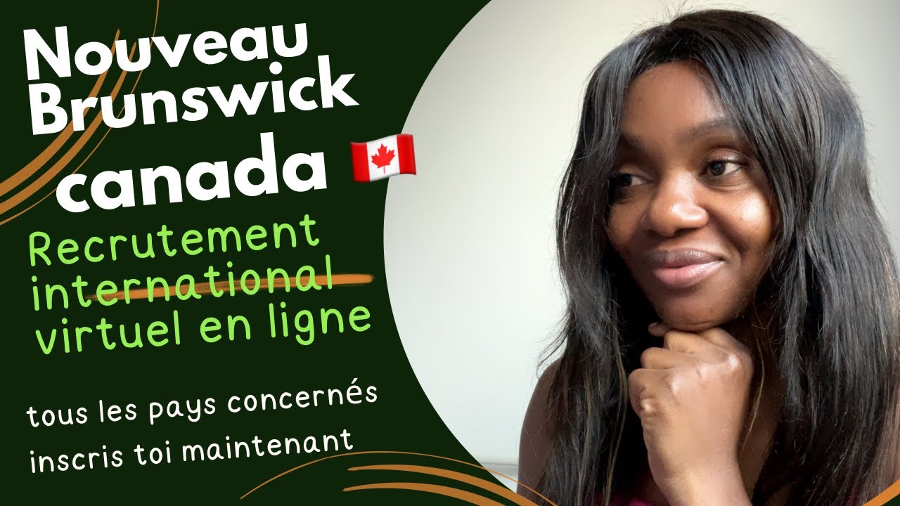 Inscris toi à ce recrutement en ligne qui te conduira à la résidence permanente au Canada #visa