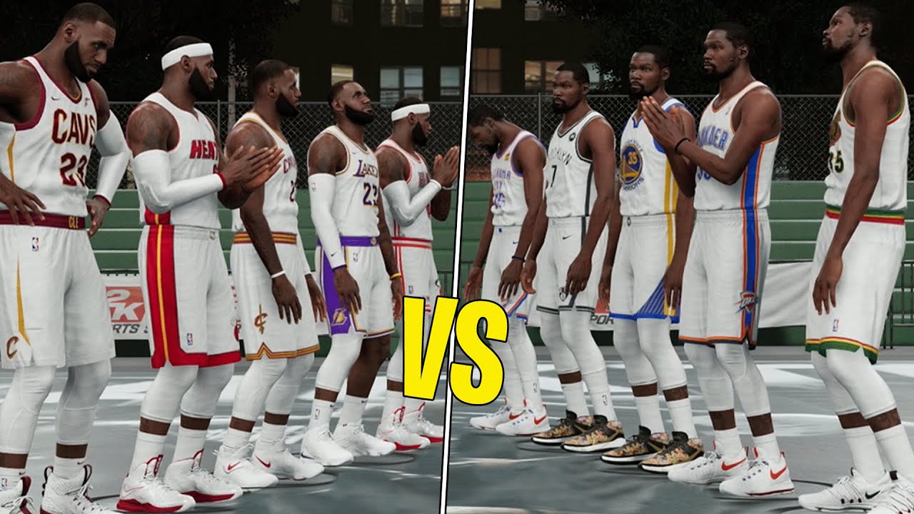 5 LeBron James vs 5  Kevin Durant's! Who Would Win A Game To 21?