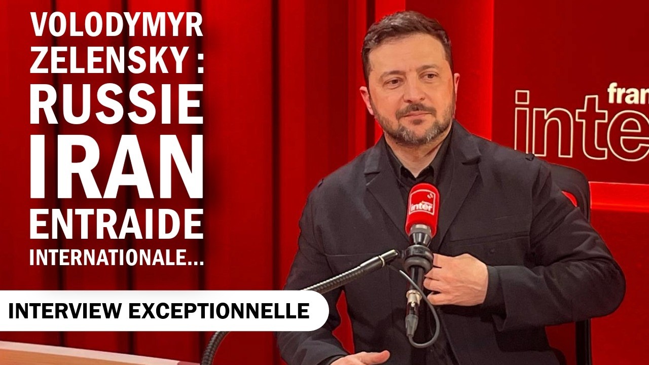 Interview événement avec Volodymyr Zelensky