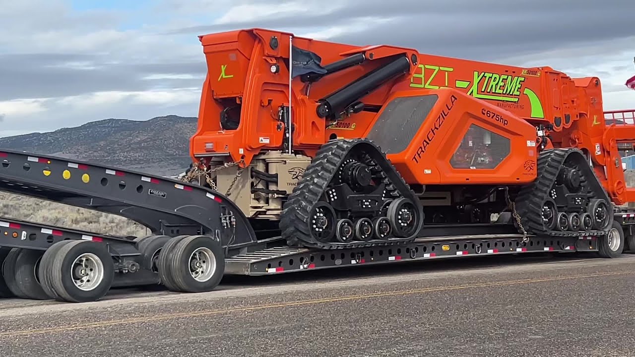 Massive forklift &lsquo;Trackzilla&rsquo; leads Iron County&rsquo;s 1st Construction Innovation Parade