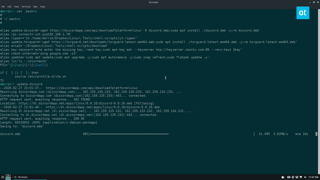 How to customize the Linux terminal with bash aliases