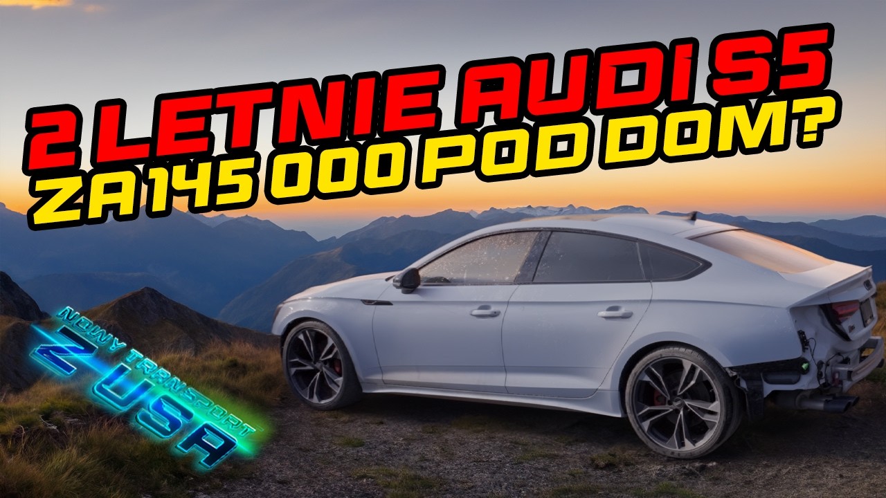 AUDI S5 2023 za 145k PLN z USA, Q5, BMW 330i, Durango, Grand Cherokee