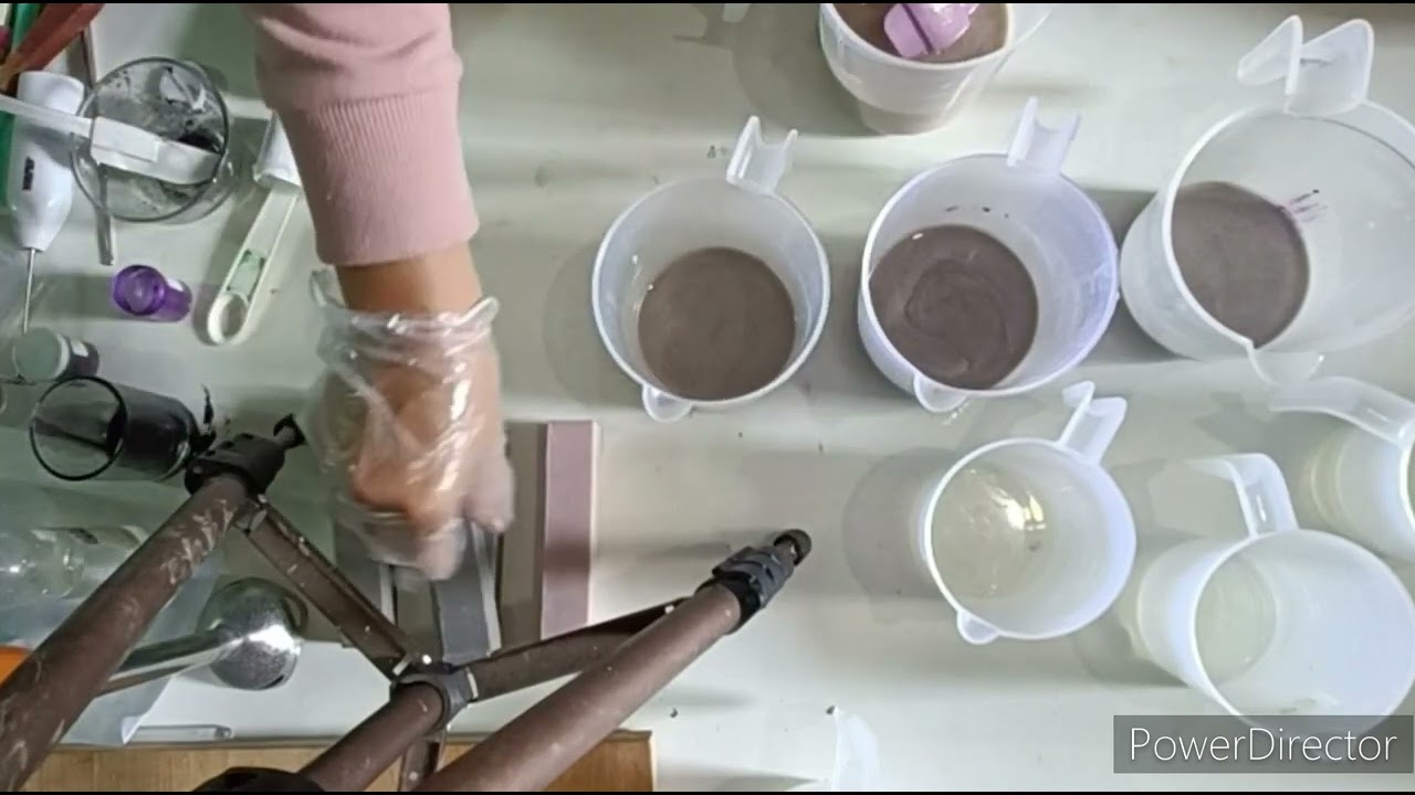 Making Lavender Grey Soap with Buffalo Plaids Thecnic #soapchallengeclub #bufaloplaid