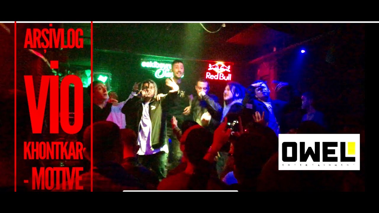 Vio | Khontkar | Motive | Burry Soprano - ArşiVlog#1 M.O.B & RedKeys - 2018 Ufak bir konser .