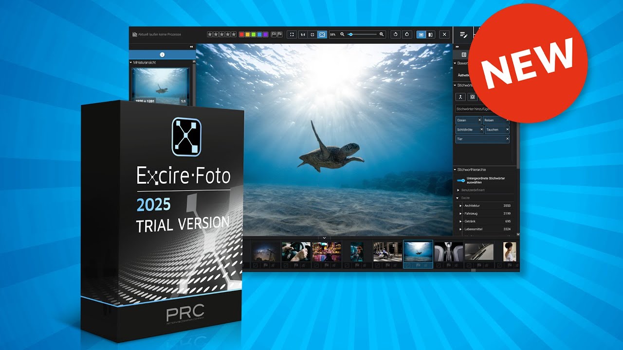 Neu: 𝗘𝗫𝗖𝗜𝗥𝗘 𝗙𝗼𝘁𝗼 𝟮𝟬𝟮𝟱 jetzt mit Video und KI-Filterung