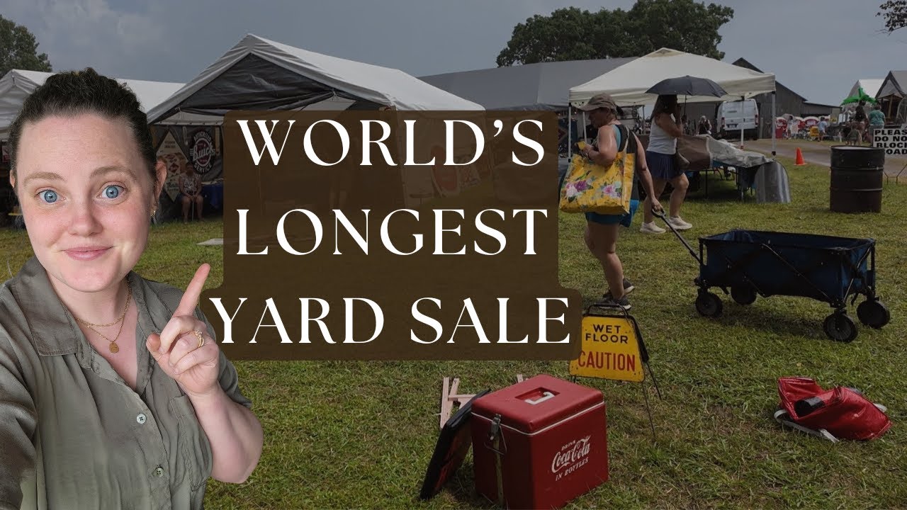 Thrift With Me | A Day Of Hunting On The World's Longest Yard Sale