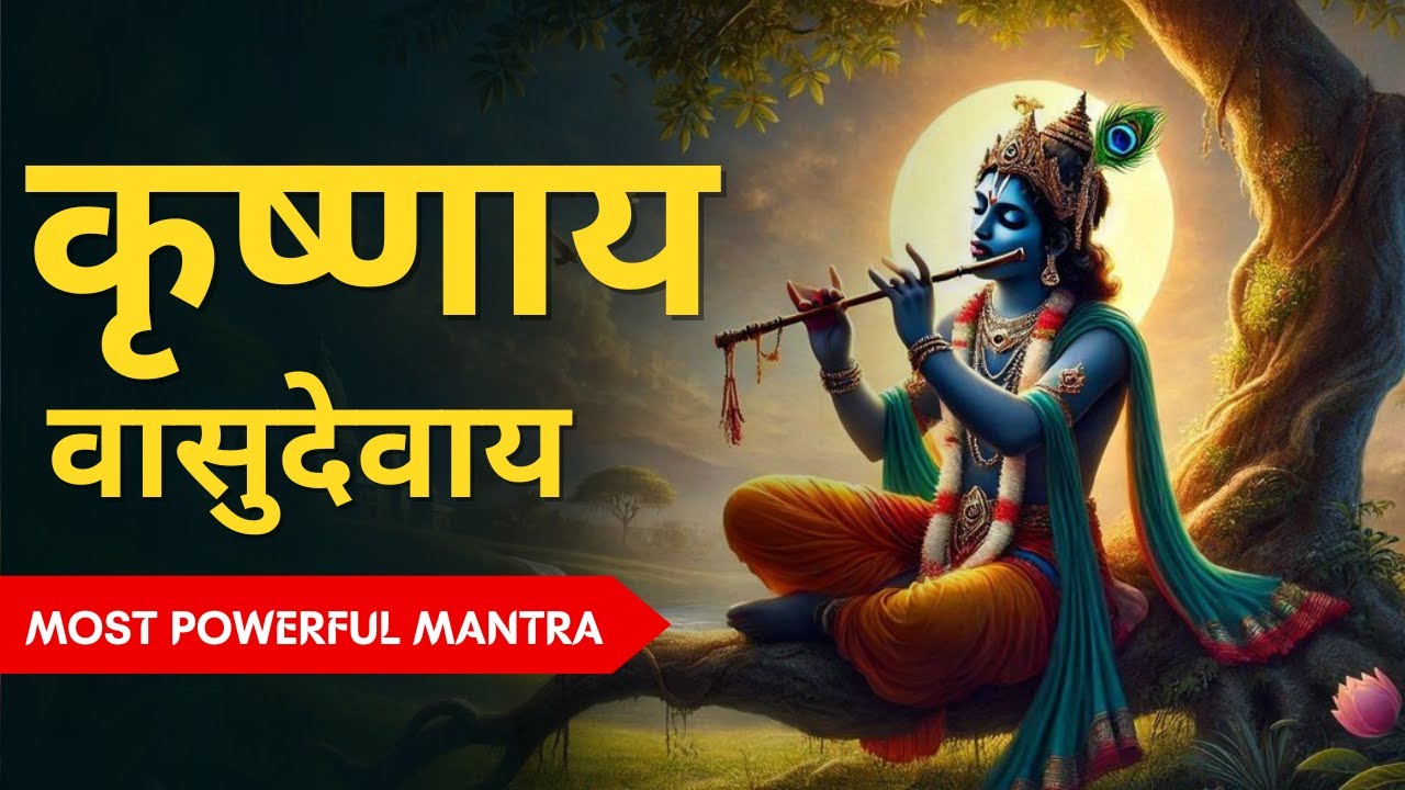 कृष्णाय वासुदेवाय नमः | Krishnaya Vasudevaya Mantra | Krishna Bhajan | Peace & Bhakti