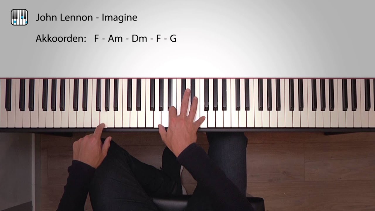 John Lennon - Imagine (piano tutorial)