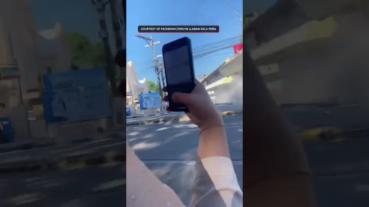 Commercial building collapses in GenSan after powerful earthquake