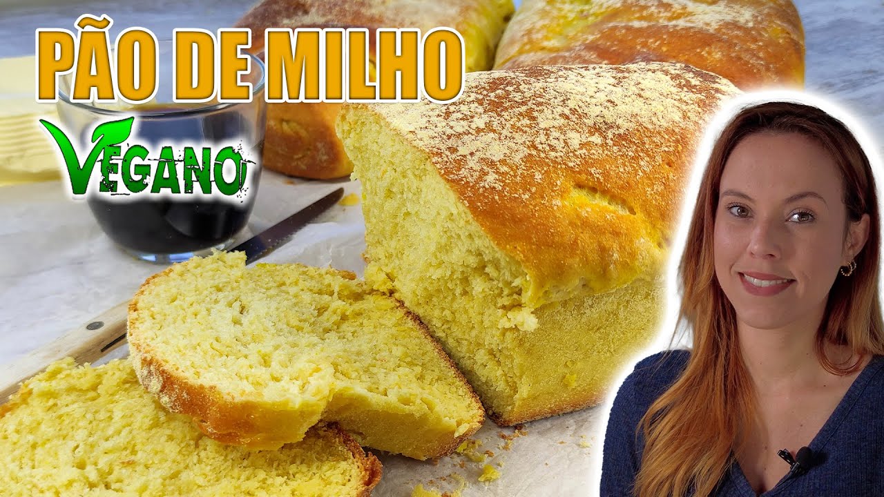 PÃO DE MILHO VEGANO l DE LIQUIDIFICADOR