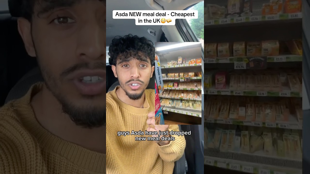 НОВОЕ предложение от Asda &mdash; самое дешевое в Великобритании😳🥪 #asda #mealdeal #fyp #foryou