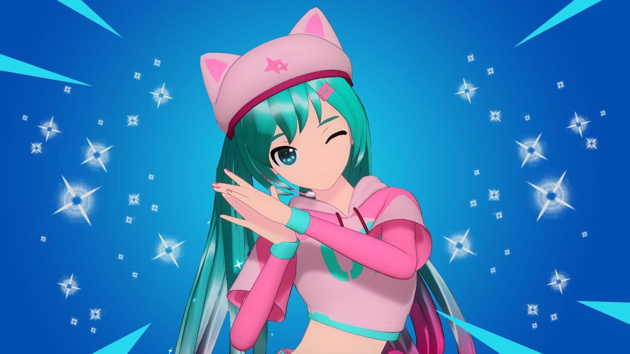 Fortnite Miku: Project DIVA | Mega Mix+ Mod Showcase