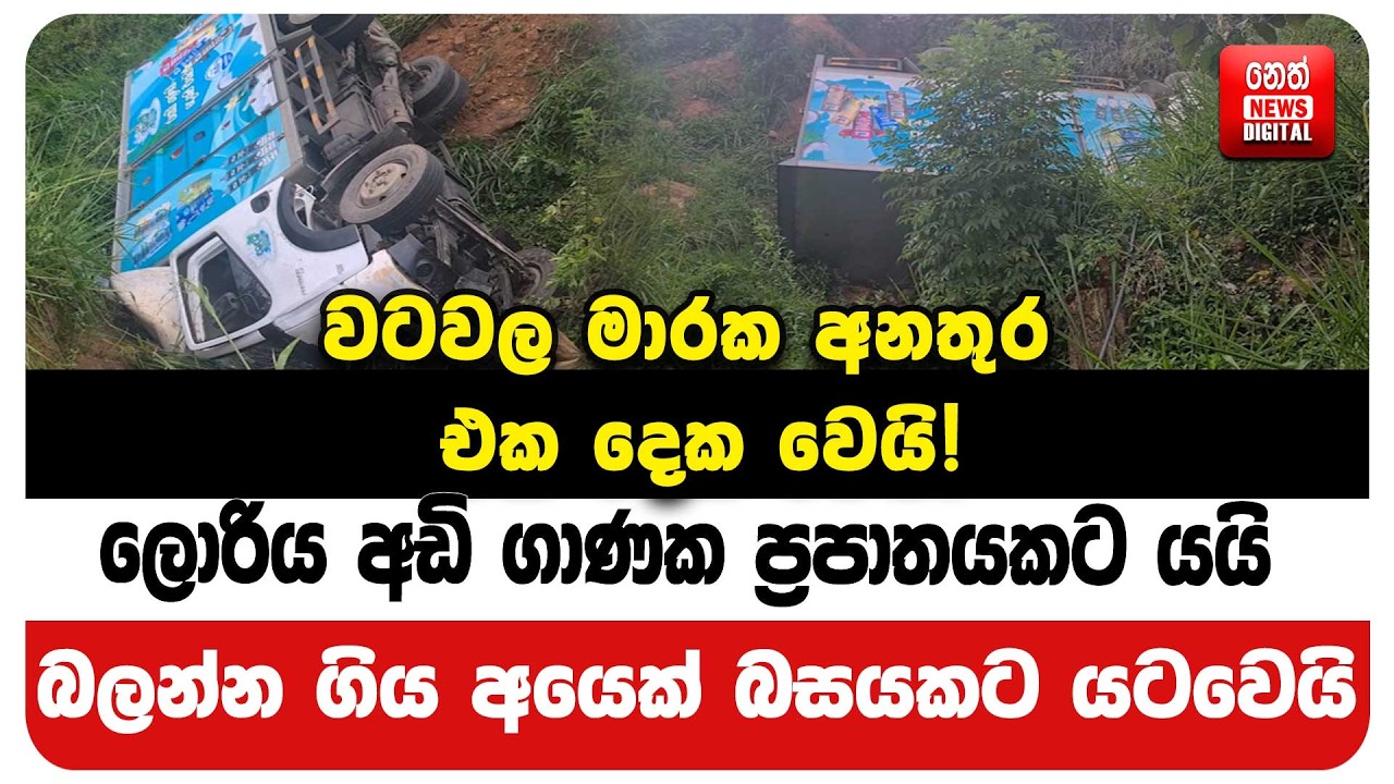 වටවල මාරක අනතුර - එක දෙක වෙයි!