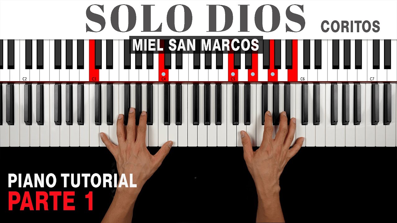 Coritos - Solo Dios - Una mirada de Fe | Piano Tutorial [Parte 1]