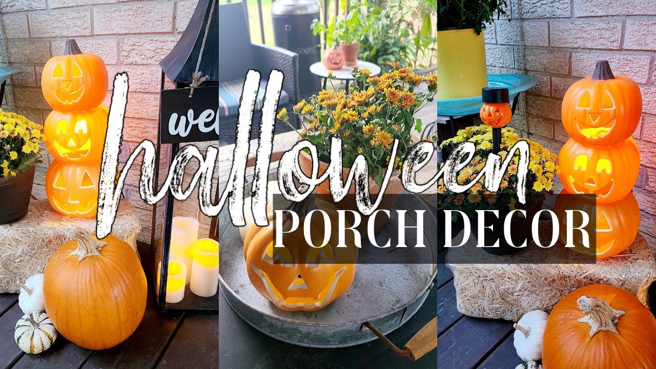 Halloween 🎃 Porch Decor | Halloween Decor for Outside | Porch Halloween Decorating | Robin Lane Lowe