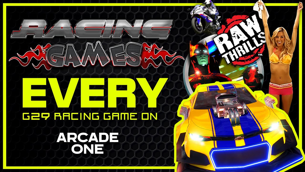 ВСЕ ИГРЫ ДЛЯ РУЛЕВОЙ СИСТЕМЫ LOGITECH G29 НА ПК Arcade One — БОЛЕЕ 200 НОВЫХ ИГРОВ Teknoparrot Ra...