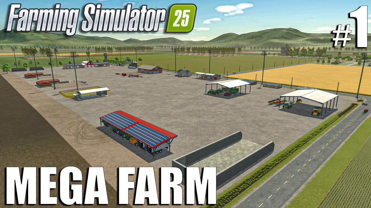 Starting a NEW MEGA FARM in Michigan | MEGA FARM Challenge | Timelapse #1 | Farming Simulator 25