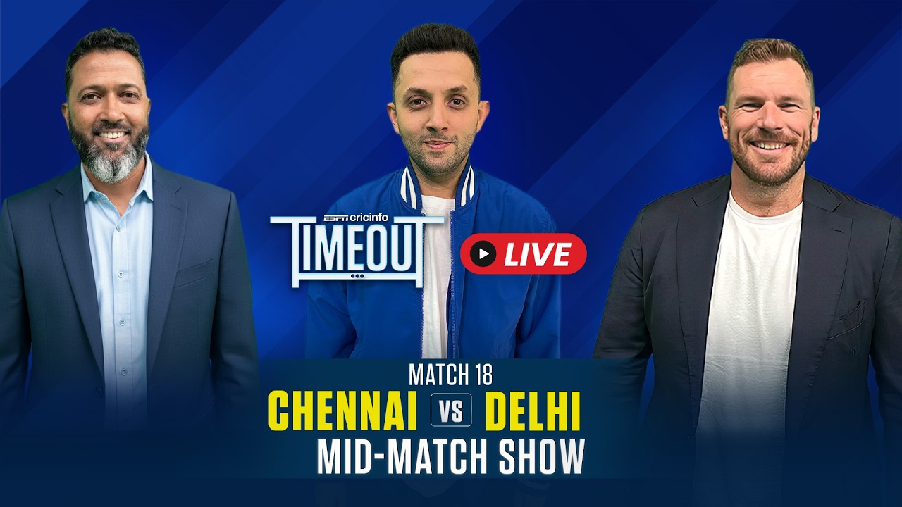 CSK vs DC Innings break show | LIVE IPL 2026 Match 17 | Who holds the edge - Chennai or Delhi?