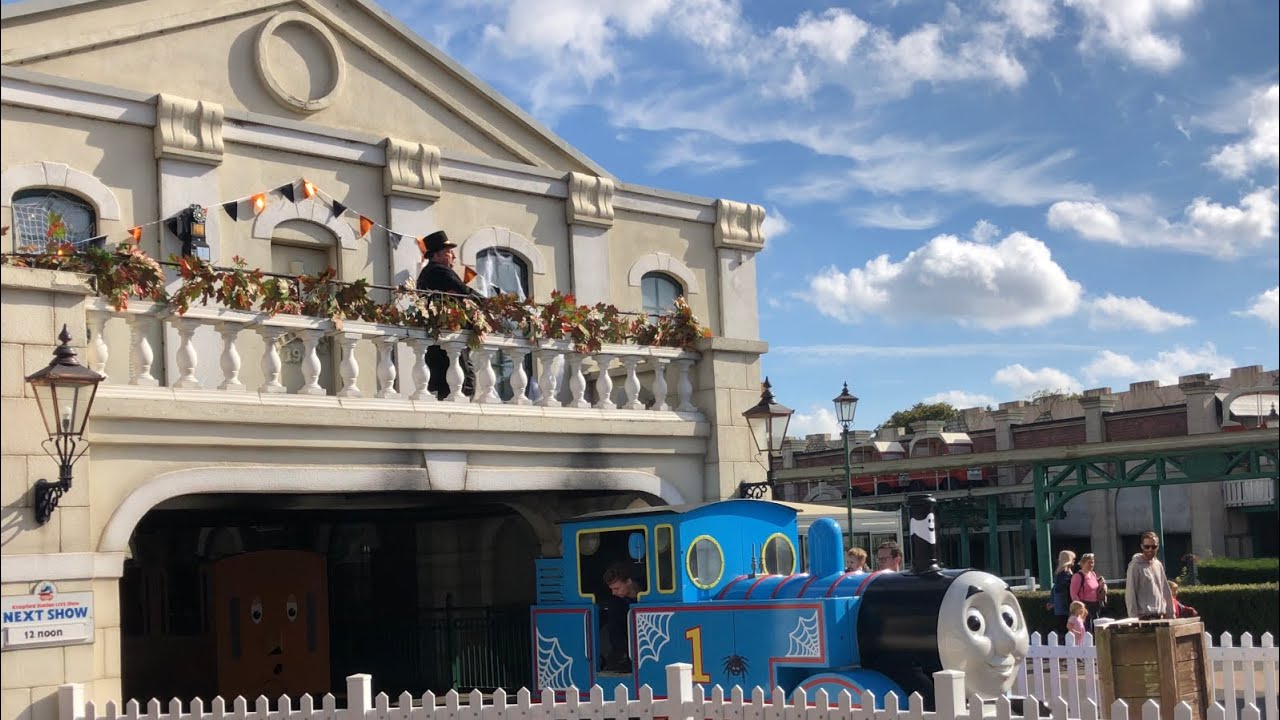 Drayton Manor Thomas Land Halloween Show 2024 including Thomas the Tank Engine