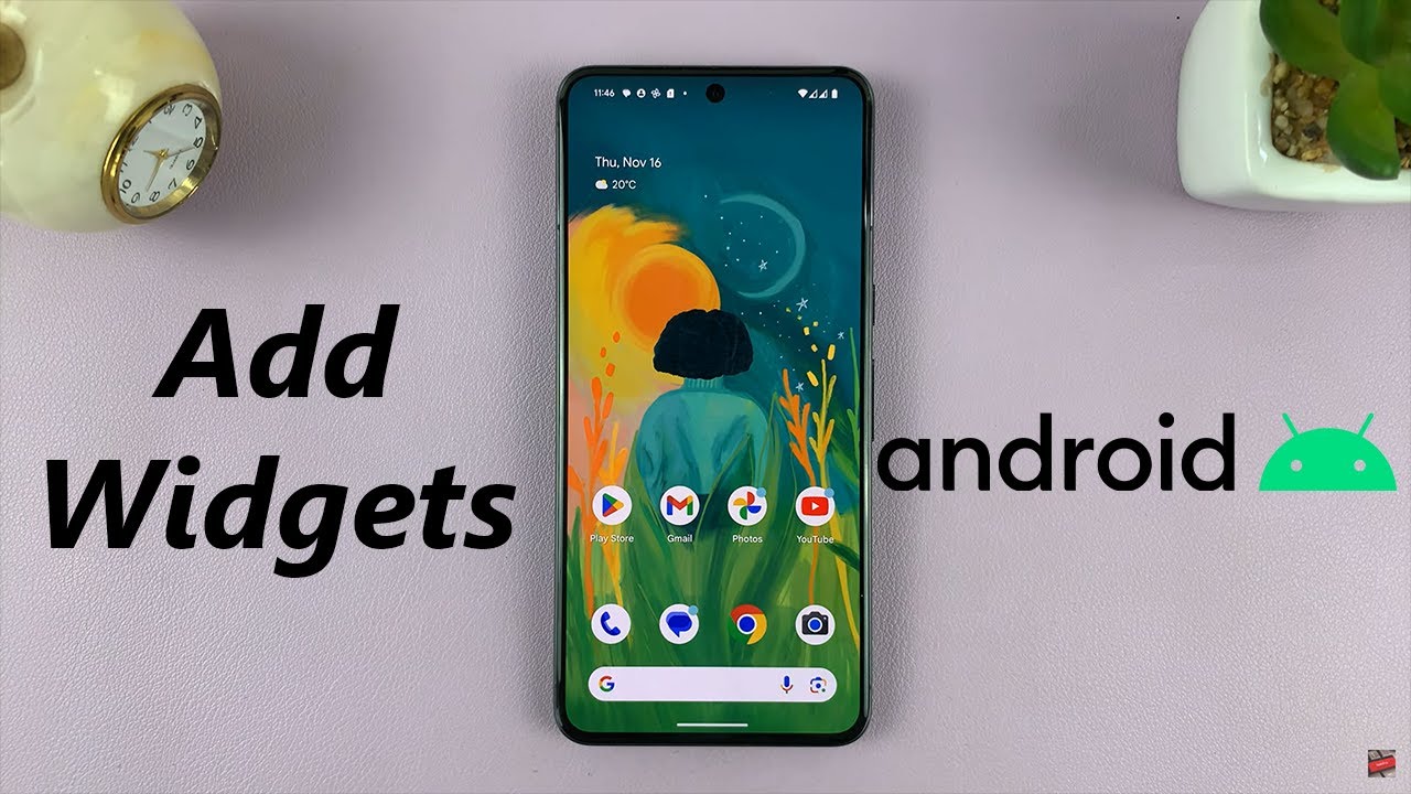 Как добавить виджеты на главный экран телефона Android