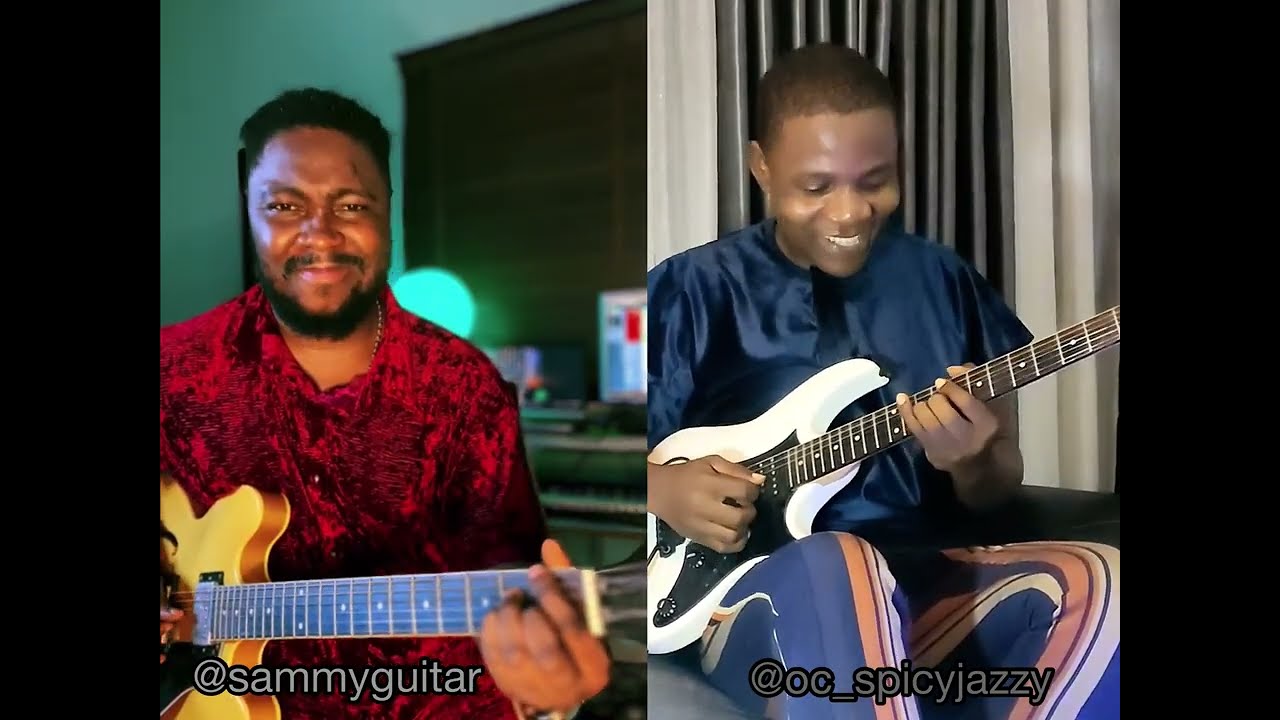 Nigerian Gospel instrumental  - Sammy Guitar ft Oc Omofuma - African Highlife Guitar