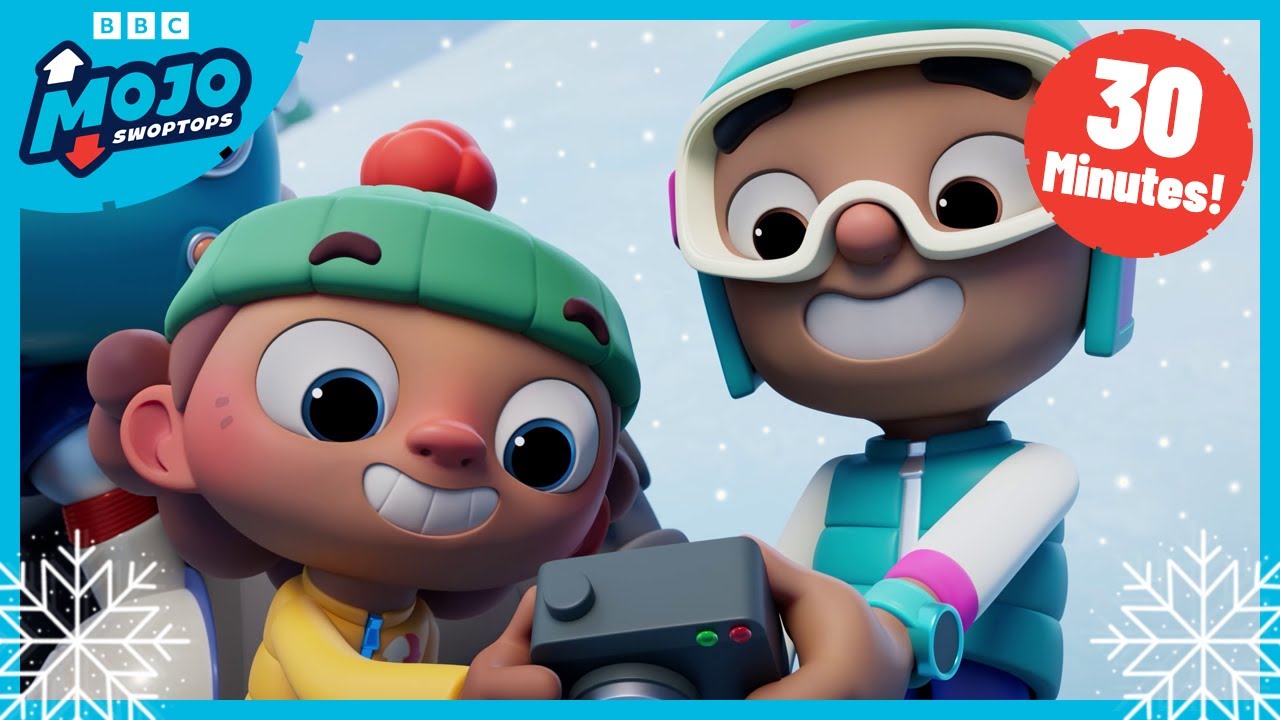 Celebrating the Holidays with Mojo & Bo! | Mojo Swoptops Cartoon for Kids