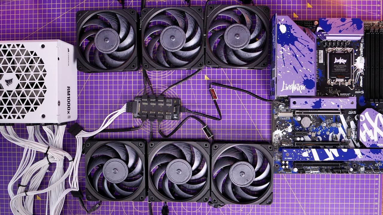 Noctua Chromax Black AF 12x25 Wiring and setup guide