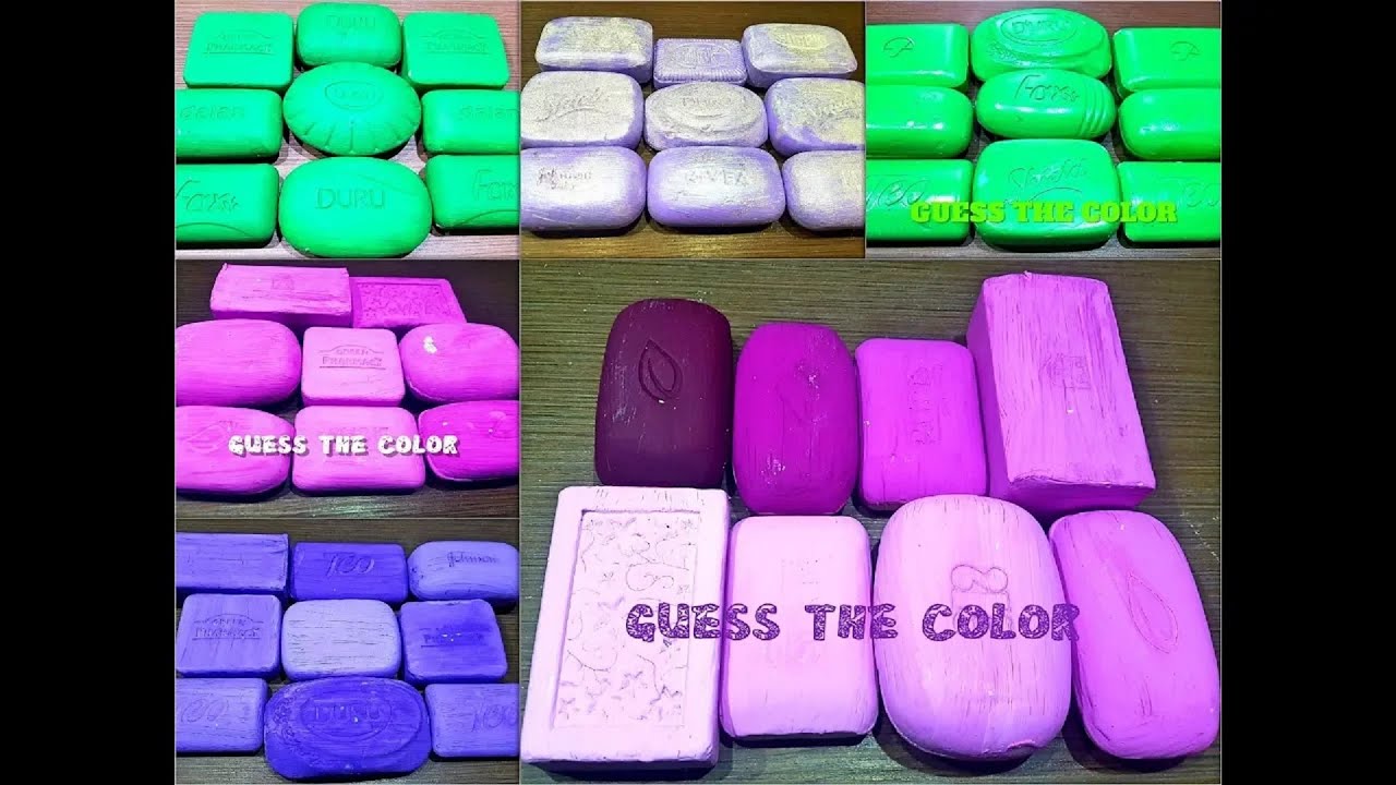 GUESS THE COLOR COMPILATION #2 SOAP ASMR