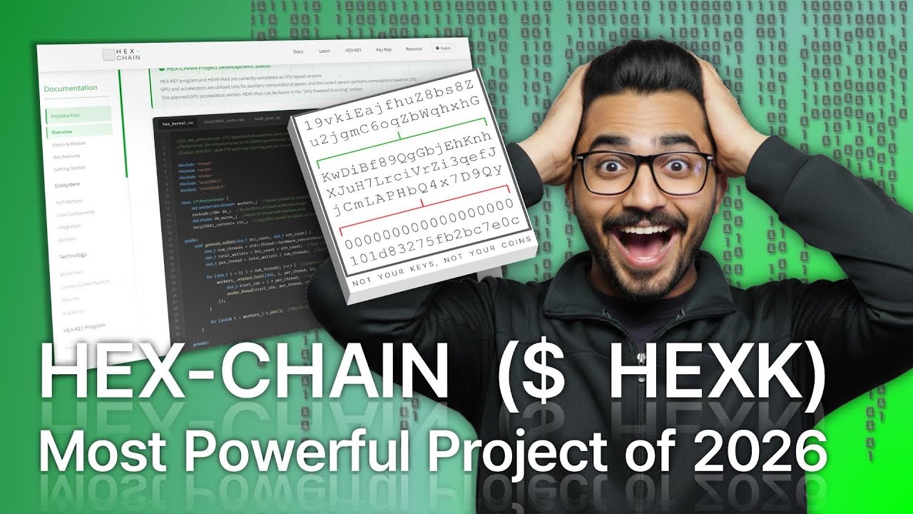 HEX-CHAIN ($ HEXK Token) Review! Most Powerful Project 2026!