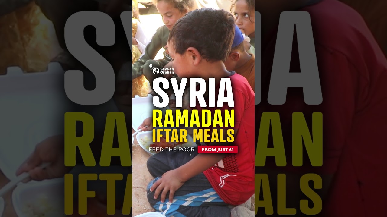 Support a fasting family in #Syria by providing a vital #Iftar meal. #Ramadan #Zakat #IftarMeal