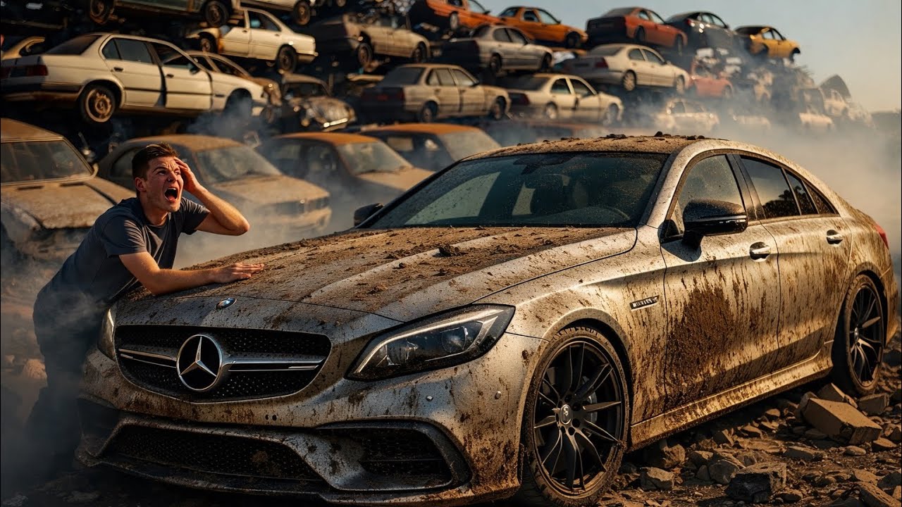 ASMR Car Restoration | MERCEDES CLS 63 | Full Rebuild from Abandoned Condition to Looking New