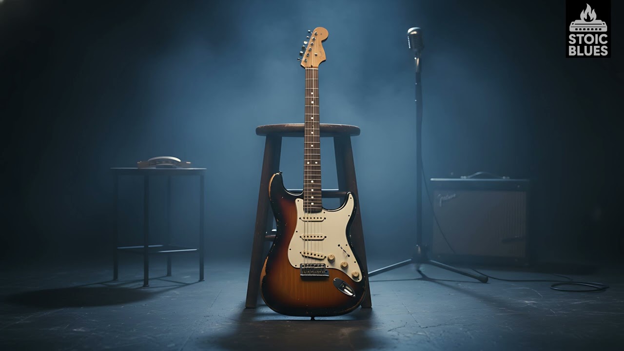 Slow Shuffle Blues for When Words Aren't Needed | Relaxing Bar Vibes