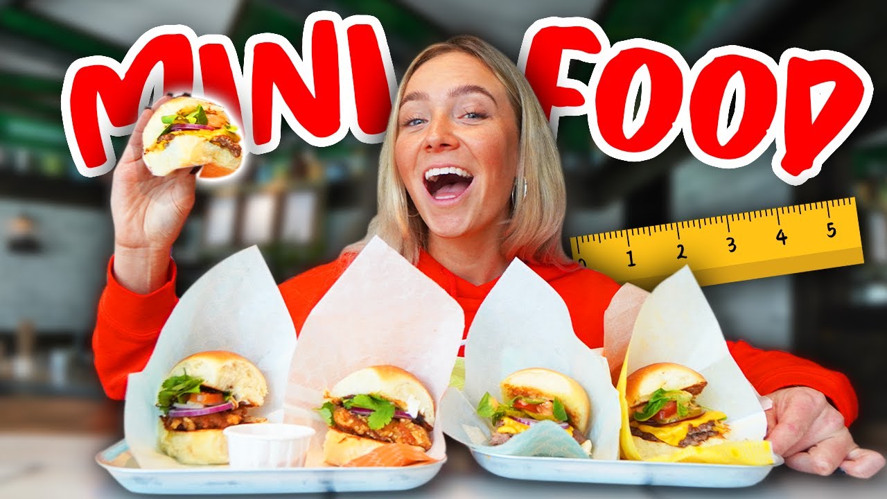 1 TAG nur von MINI ESSEN ernähren...🥺😂| CARAMELLA