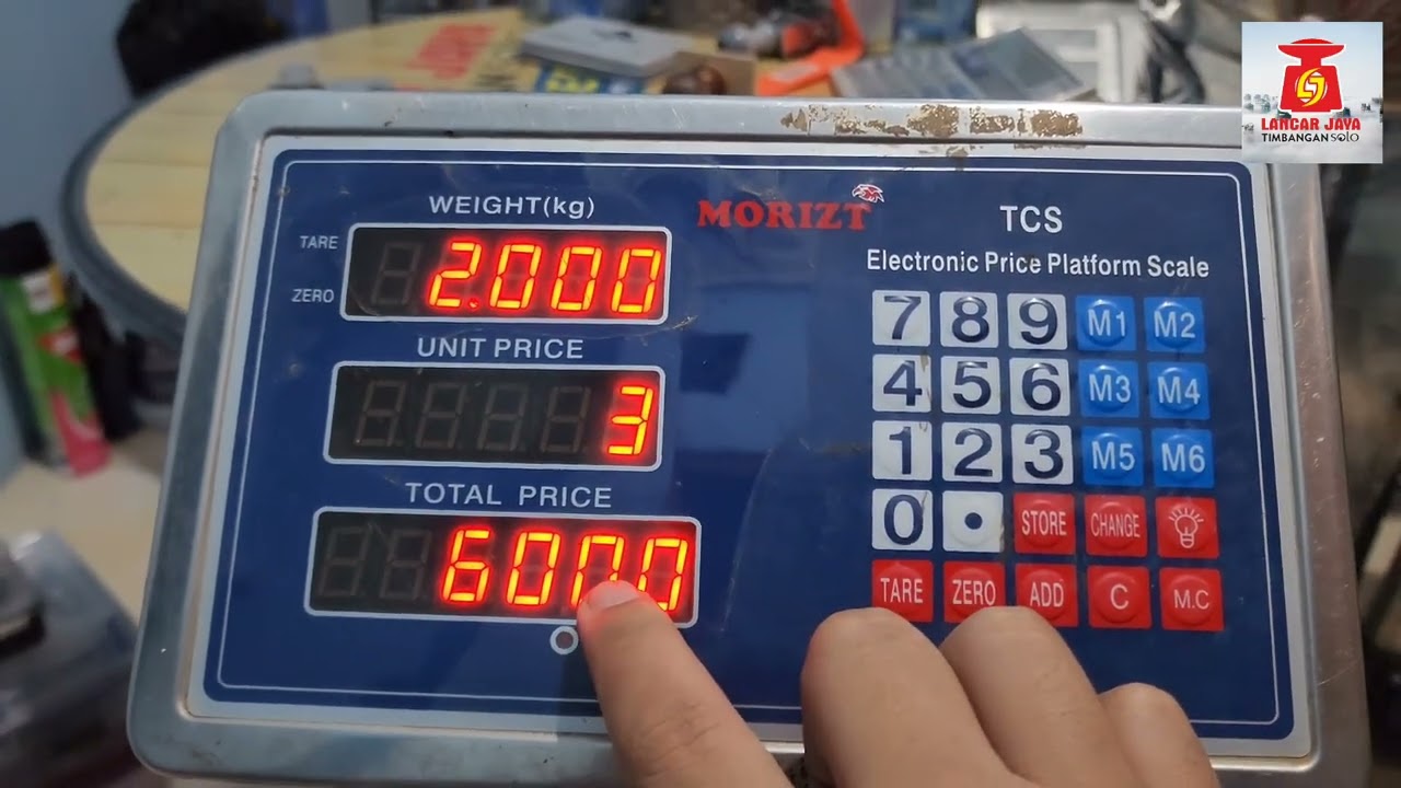 Tutorial cara seting ulang Kalibrasi timbangan moriz 300kg #timbangandigital
