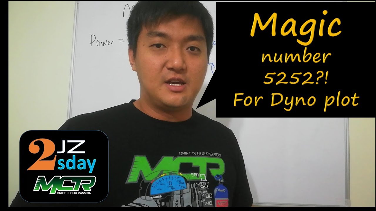 2JZ 2sday - Dyno Horsepower vs Torque magic number 5252, 9549 or 7120 RPM (Easy to understand!)