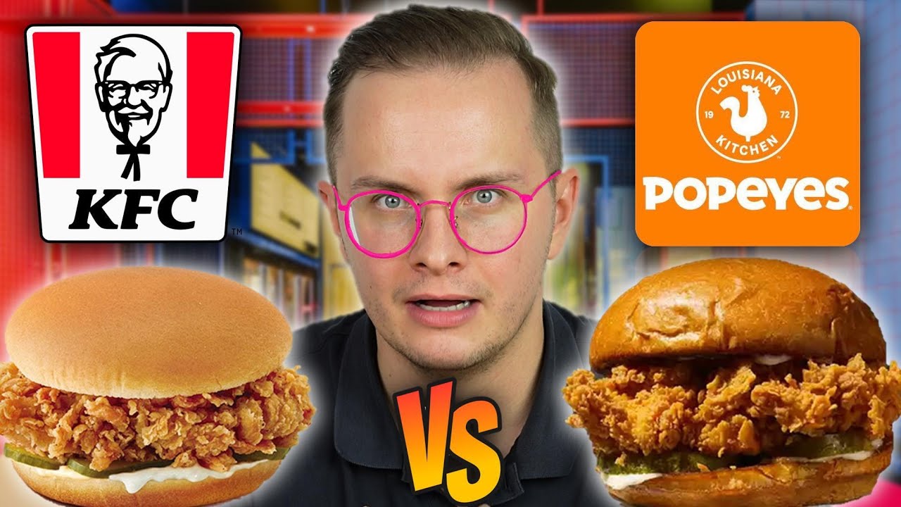 POPEYES vs. KFC - GDZIE JEST LEPIEJ?! PIERWSZY TEST W POLSCE!