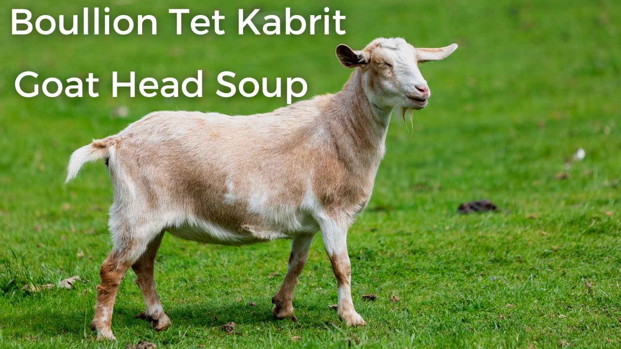 Bouyon Tèt kabrit | Goat Head Soup