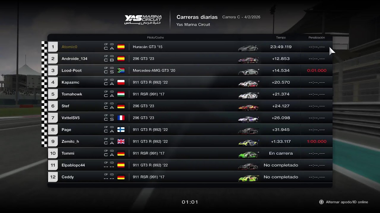 Diarias Gran Turismo 7
