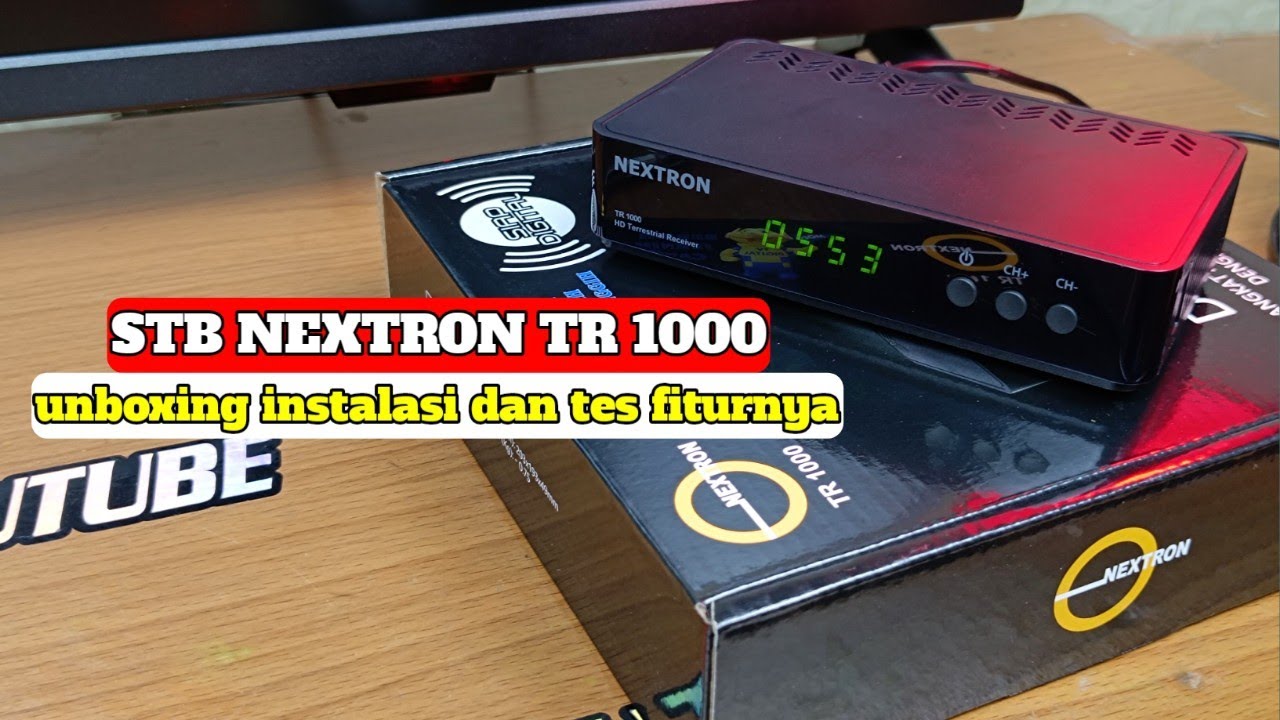 REVIEW SET TOP BOX NEXTRON TR 1000 dan cara pemasangan ke tv