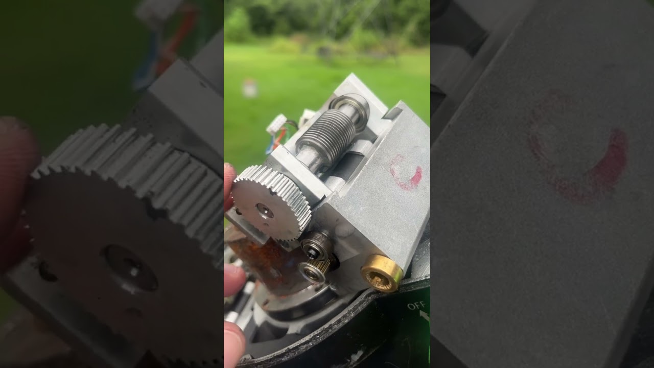 CQ350 repair worm block removal disassembly