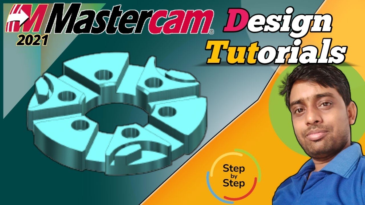 Mastercam Tutorials I 3D CAD EXERCISES 583 I Study Cad Cam #mastercam #cnc #vmc
