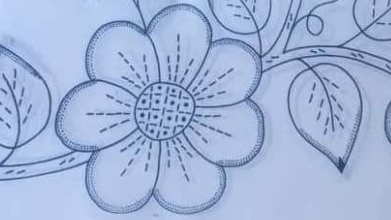 ¿No sabes bordar? Como bordar flores de forma fácil y rápida.