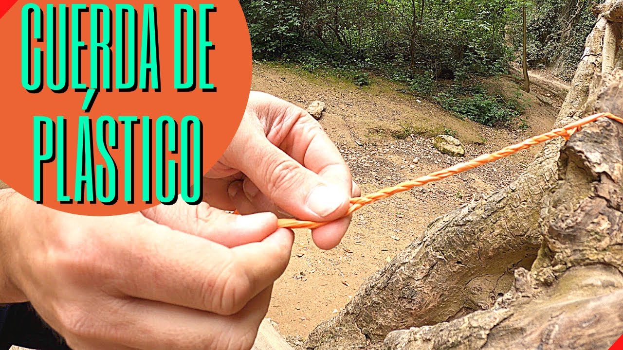 Cómo FABRICAR una CUERDA con una BOLSA de PLÁSTICO | Técnicas de Supervivencia en la Montaña
