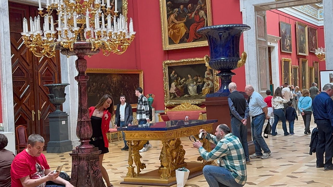 El Palacio de Invierno de los RUSOS 🇷🇺( HERMITAGE) ||Logre entrar gratis con una RUSA