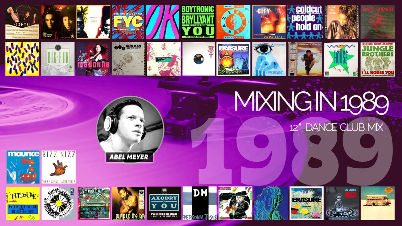 Mixing in 1989 by Abel Meyer -  Maxis 12 inch Dance Club mix