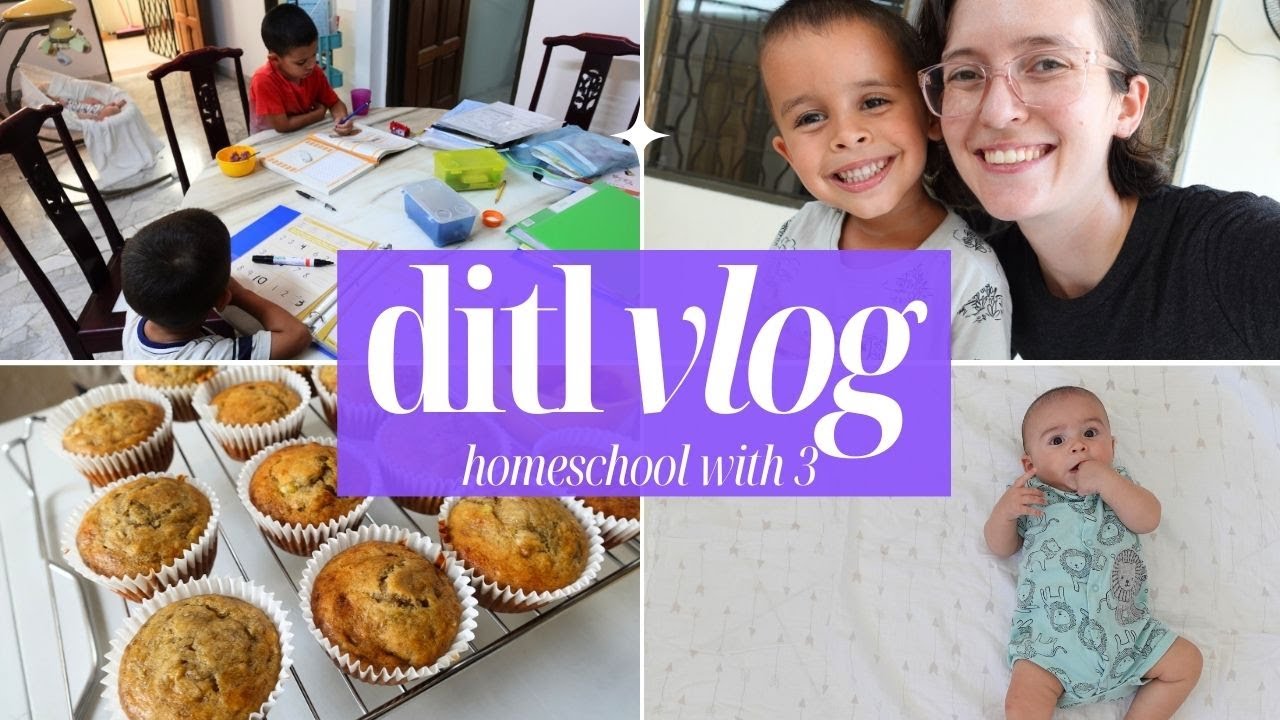 FULL HOMESCHOOL DAY IN THE LIFE | MOM OF THREE | REALISTIC HOMESCHOOL ROUTINE
