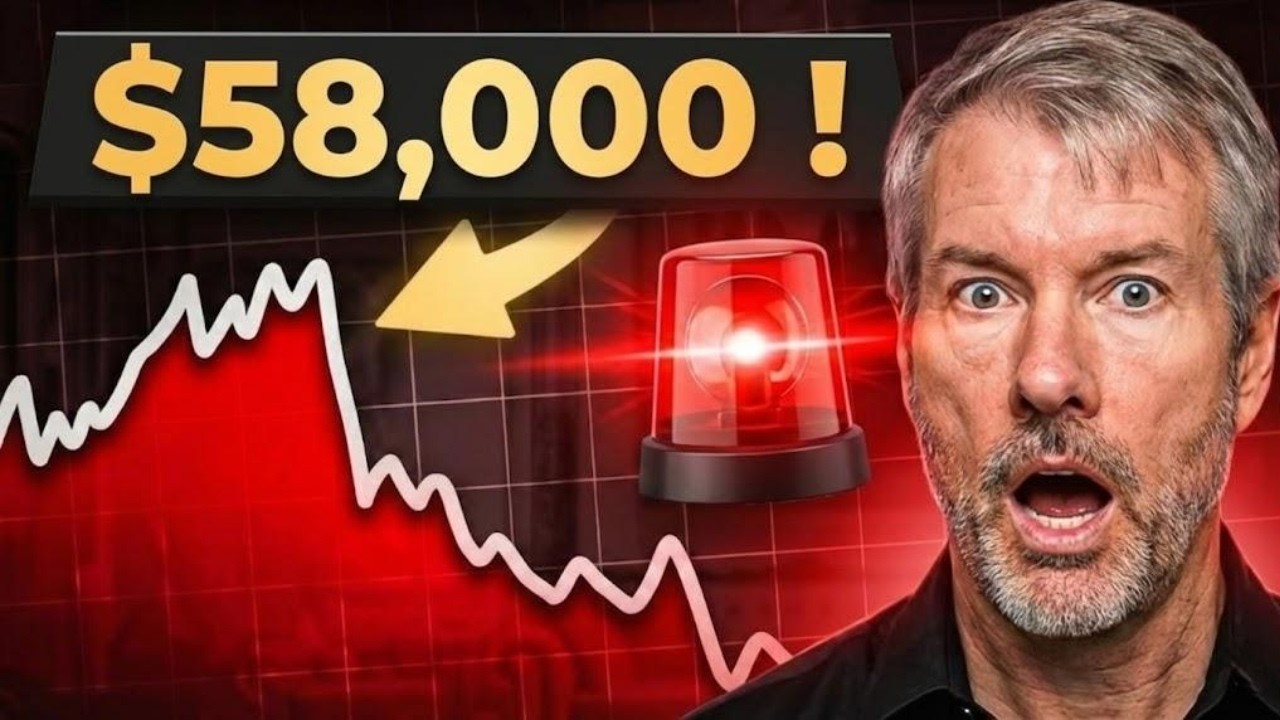 URGENT BITCOIN 🚨 LE CRASH REPREND !!? ($58,000 bient&ocirc;t ?)