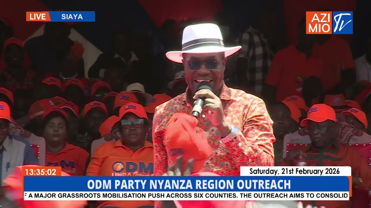ELECTRIC: CS Wandayi Publicly ENDORSES Oburu in Siaya, Declares LOYALTY to Him at ODM Linda Ground