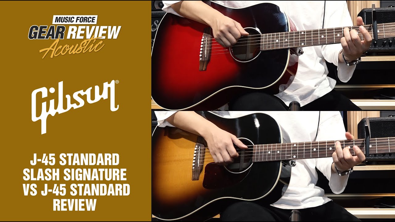 Gibson Montana J-45 Standard Slash Signature VS J-45 Standard Review